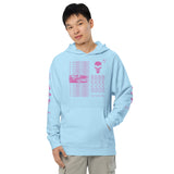 I asked and care pink hoodie